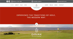 Desktop Screenshot of girvangolf.com